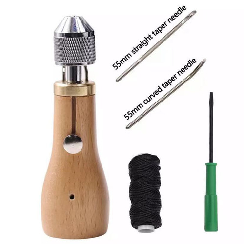 Leather hand stitcher sewing machine DIY leather art leather carving sewing tool cow leather leather carving sewing tool