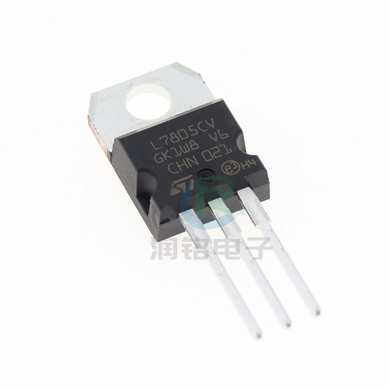 Новый оригинальный L7805CV 7805 Прямой монтаж To-220 5V 1.5A стабилизатор с толстой пленкой, трёхконцевой дизайном