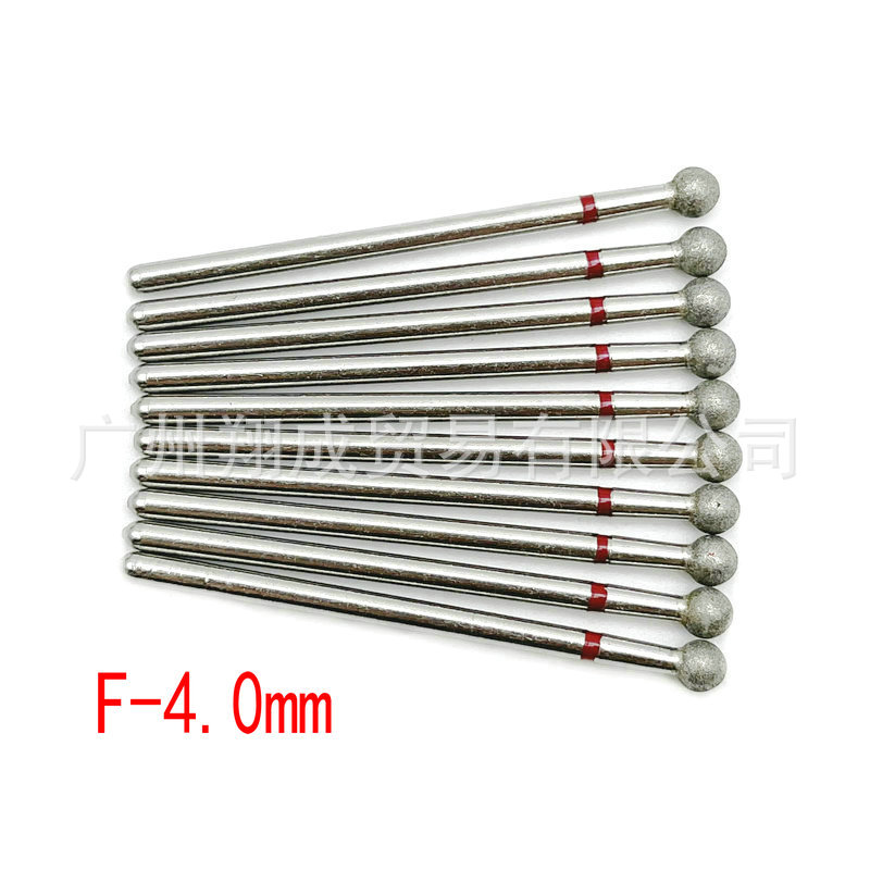 10 unids Amazon Venta caliente nail art carborundum pulido traje uñas descarga taladro piel muerta eliminación diamante Taladro