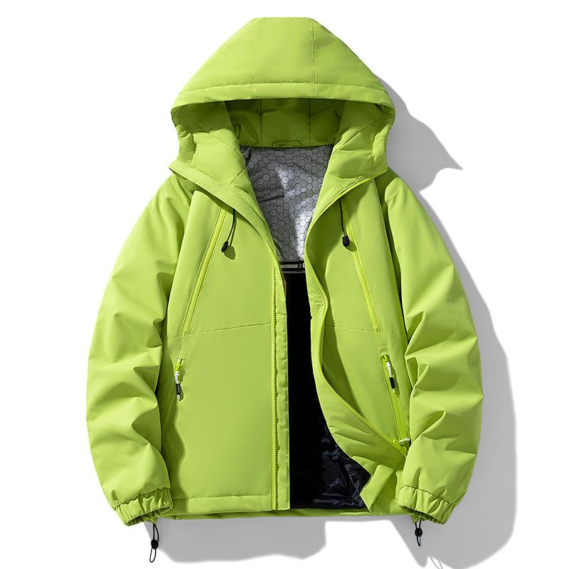 Cross-border wholesale 2026 new model windbreaker cotton jacket thickened coat winter men's clothing windproof waterproof mountaineering jacket warm