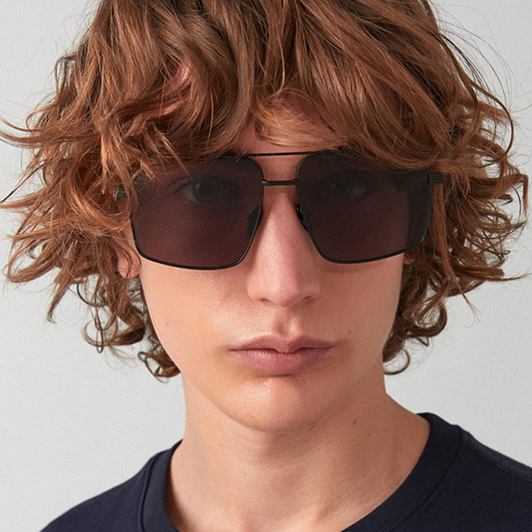 Outdoor Occasion Solid Color Pattern Unisex Gender Fashion Style Gold, Black Color Fashion Solid Color UV400 Protection Resin Polygon Full Frame Women's Sunglasses