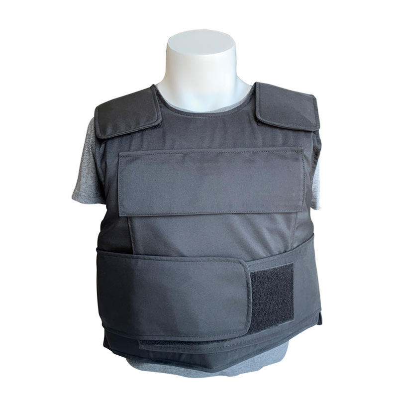 Black Tactical Protective Anti-D Vest with Soft Inner Liner Pe Protection Level Nij 3A
