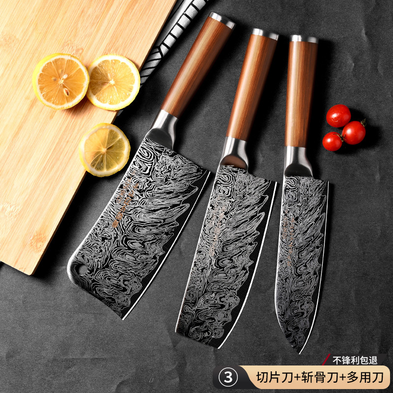 Hueso hueso cuchillo de acero inoxidable cuchillo de corte japonés cuchillo de corte de corte