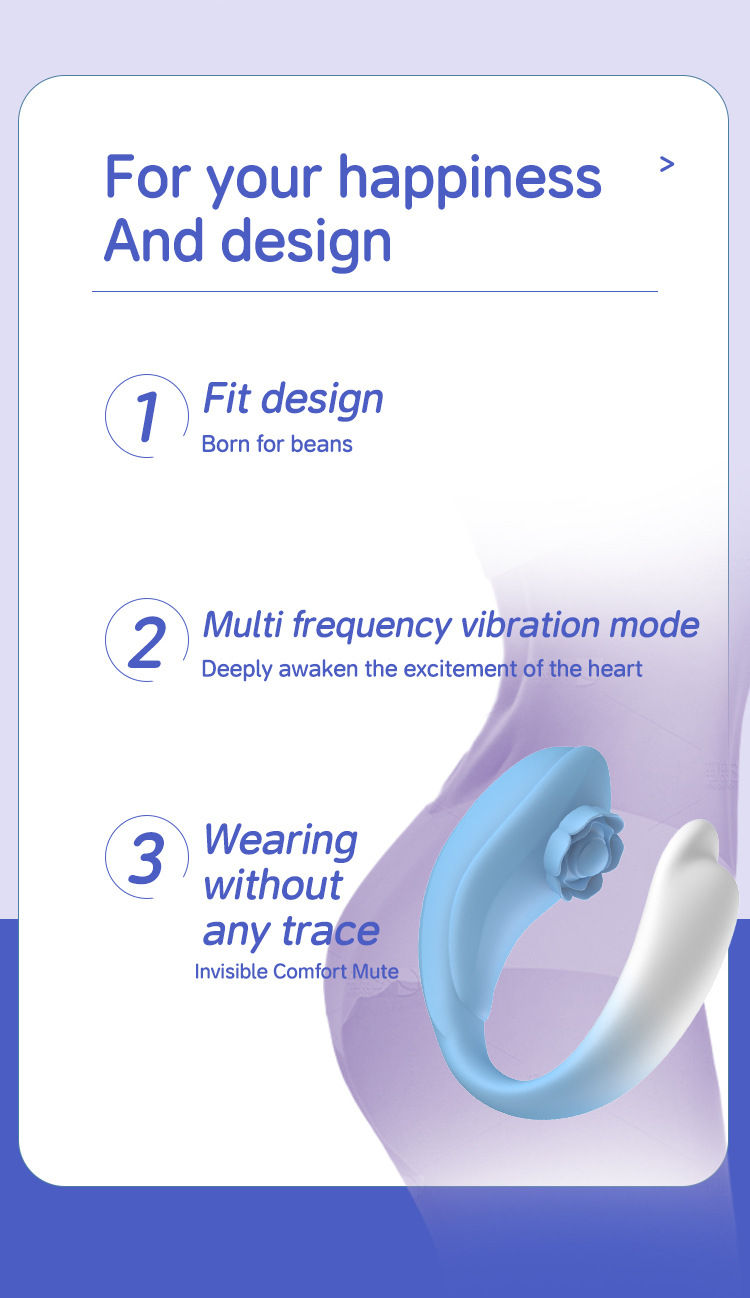 Neuer, per App fernsteuerbarer, U-förmiger, tragbarer Vibrations-Ei-Masturbator für Erwachsene mit verschiedenen Frequenzen – ideal für den Außenbereich._voghion.com