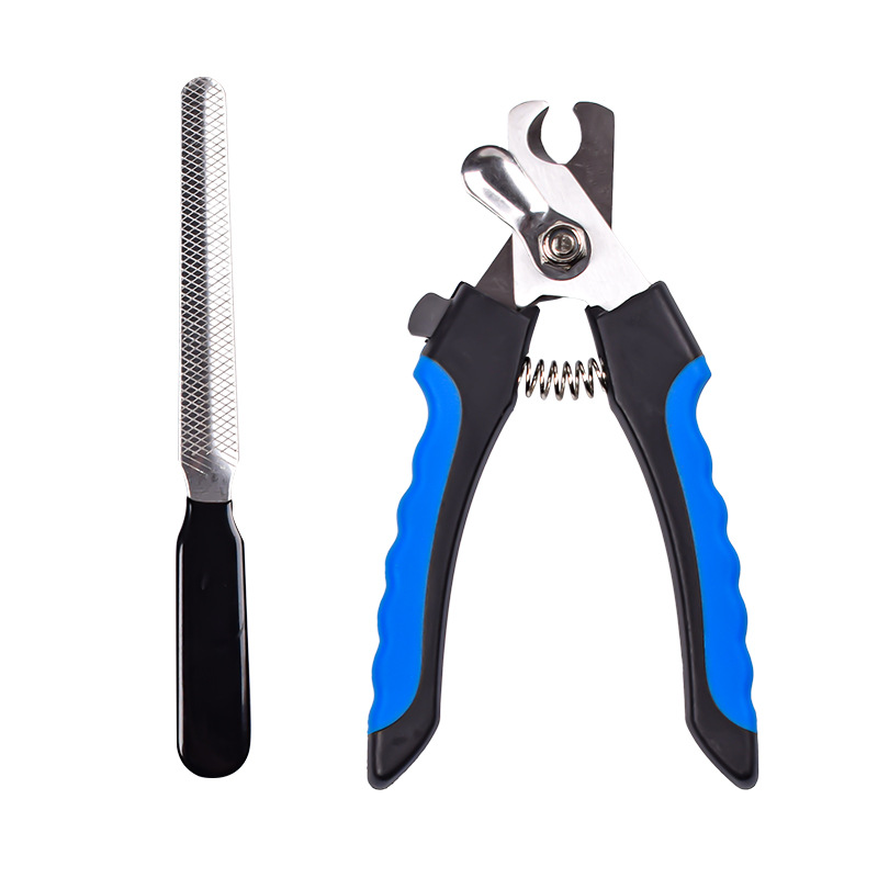 Pet cortaúñas anti-sangre línea de acero inoxidable Big Dog cortaúñas tijeras para mascotas tijeras para perros tijeras para mascotas suministros para mascotas al por mayor