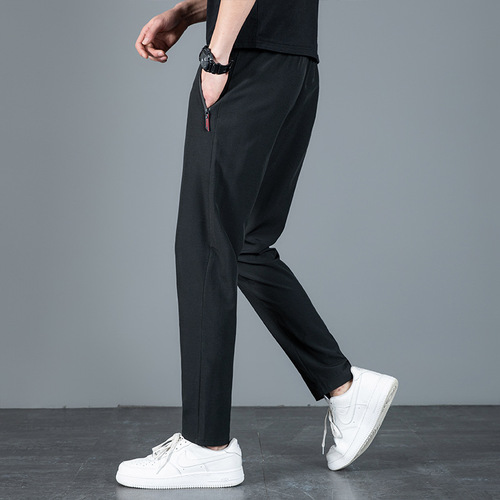 Men's Cross-border Spring and Autumn Casual Pants, Long Sports Leisure Loose Nine-hole Pants, Quick-drying Men's Pants