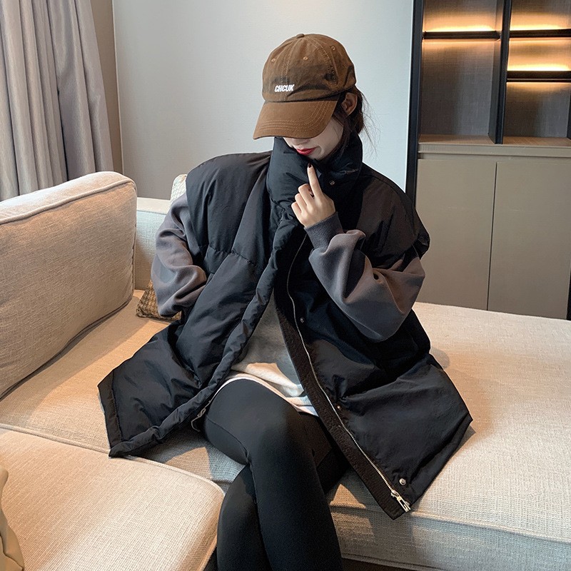 2023 otoño e invierno nuevo abajo chaleco femenino estilo de la Universidad estilo europeo occidental chaleco Internet celebridad chaleco abrigo image 4