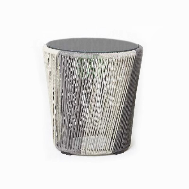 Mesa y silla al aire libre silla de caña balcón red mesas de té set de tres piezas de ocio individual muebles sofá silla de caña patio al aire libre