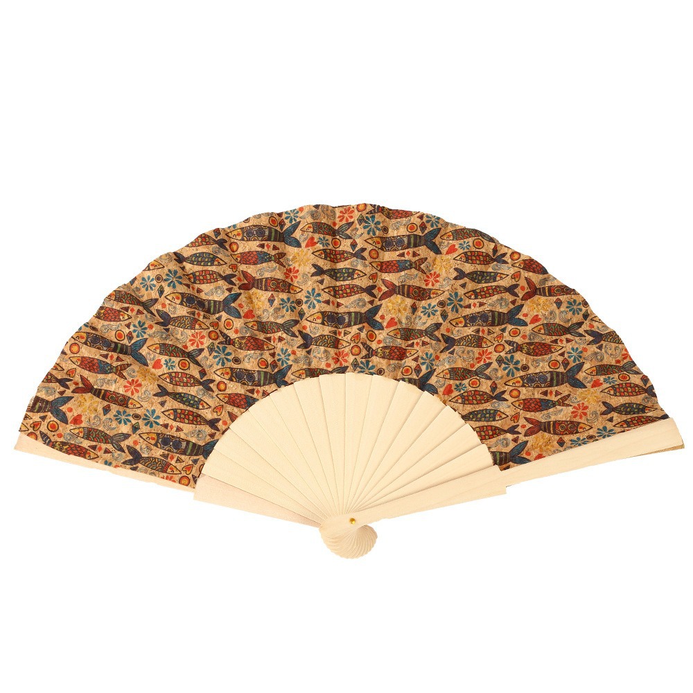 Abanico Plegable de Madera Aromática para Mujer de 20 cm de Madera Calado para Bodas image 12