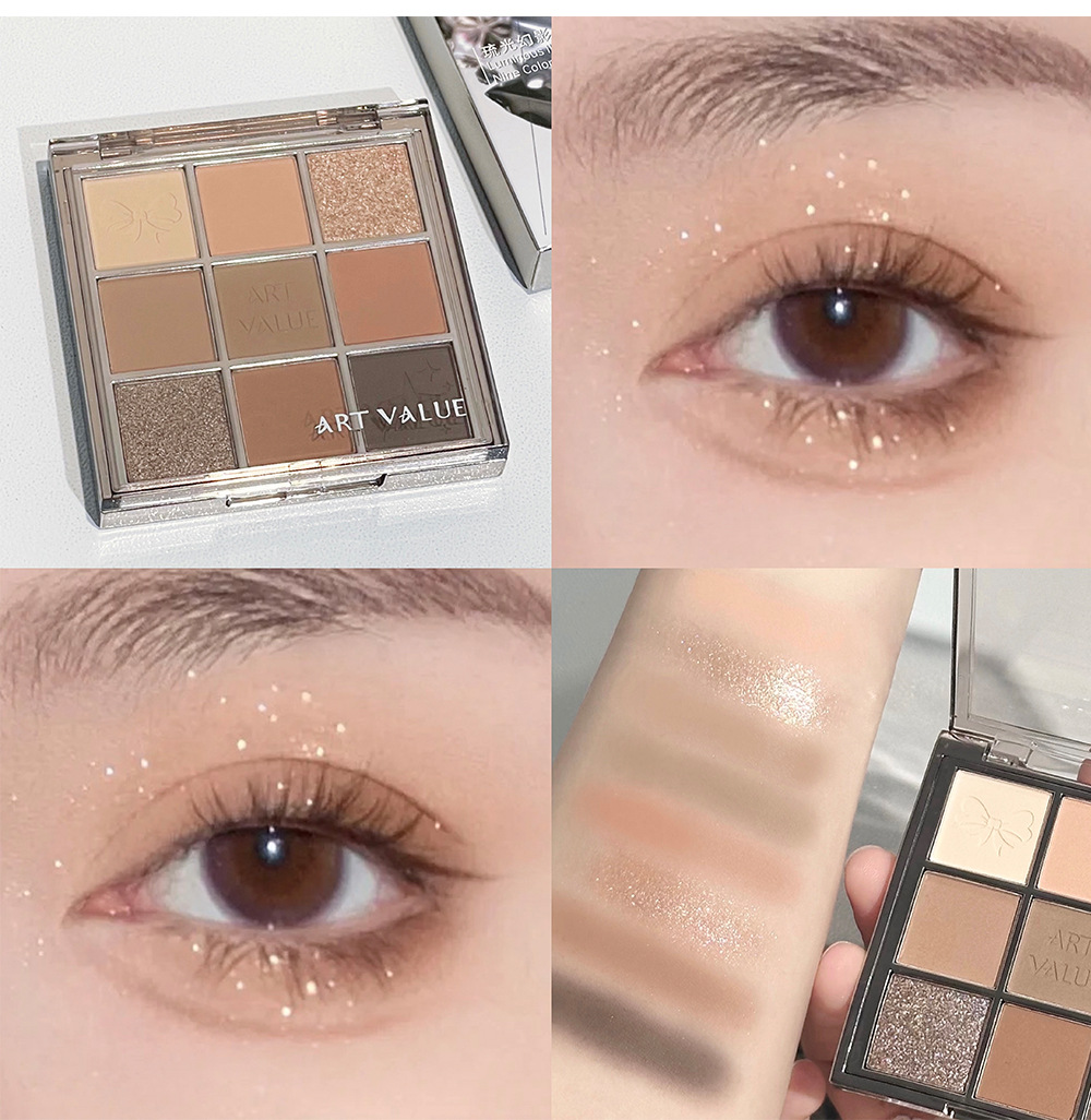 Art Value's new nine-color eyeshadow, "Lustrous Phantom", is available in two colors. It offers a pure and natural pearlescent makeup look at affordable prices for students undefined