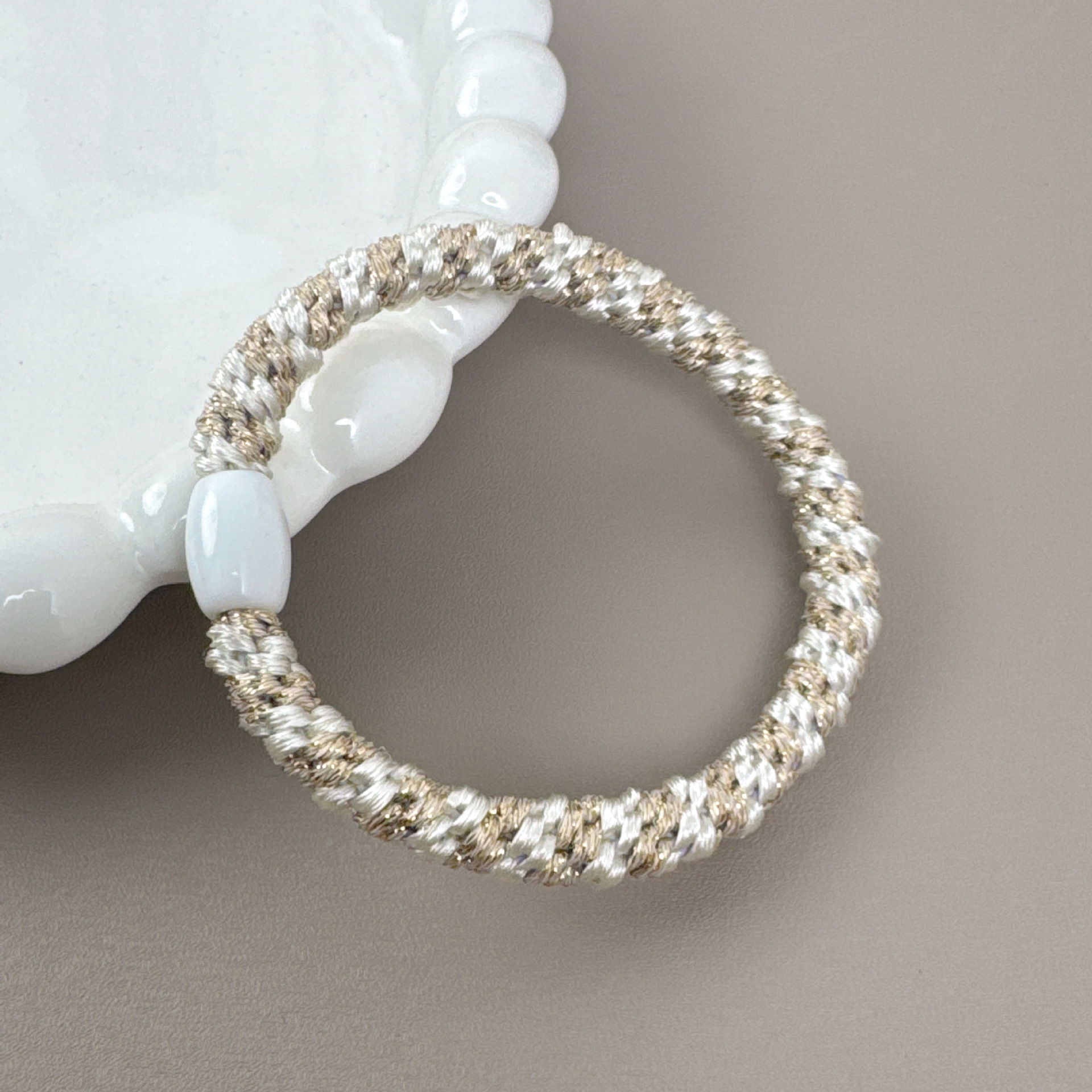 87#베이지 골드 와이어