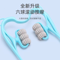 磁気治療頸椎マッサージャー手動ネッククランプと浚渫多機能家庭用ローラー混練肩と首のマッサージャー