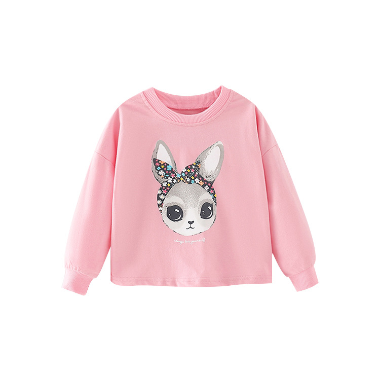 Malwee nueva ropa para niños europeos y americanos otoño 2022 moda Top niños bottoming camisa suéter de niña de dibujos animados