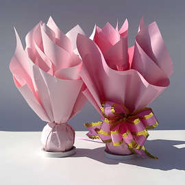 圣诞节苹果平安果单色韩风纸防水塑料纸鲜花包装材料平安夜包花纸