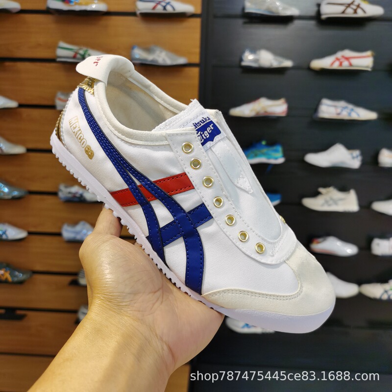 莆田 タンバウザー MEXICO66 SLIP-ON マカロンカラー 防水キャンディーキャンバスシューズ カジュアル スリッポン|undefined