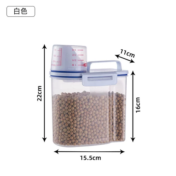 Japanese rice bucket white [1.5KG]
