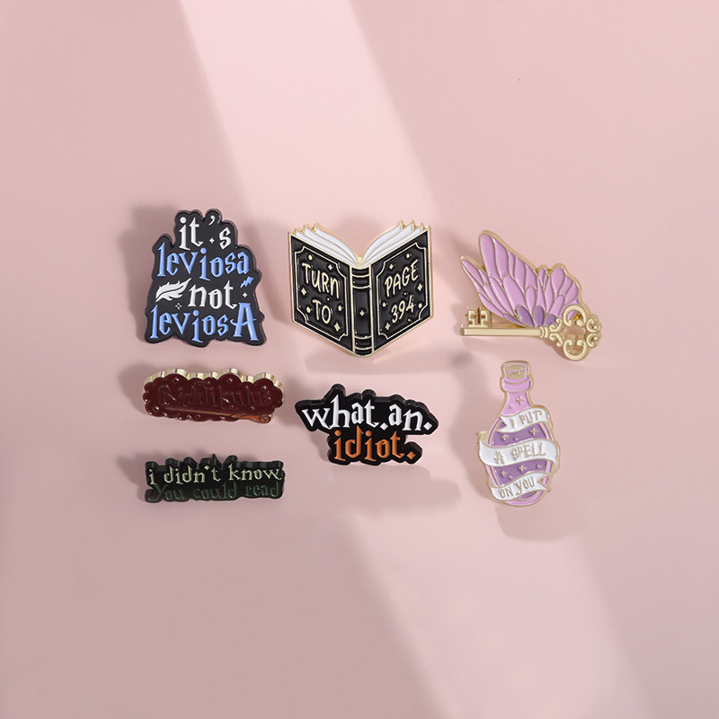 Creative badge with letters