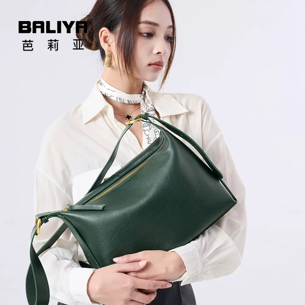 跨境专供潮流设计感包包高级感轻奢牛皮女包时尚百搭单肩斜挎包