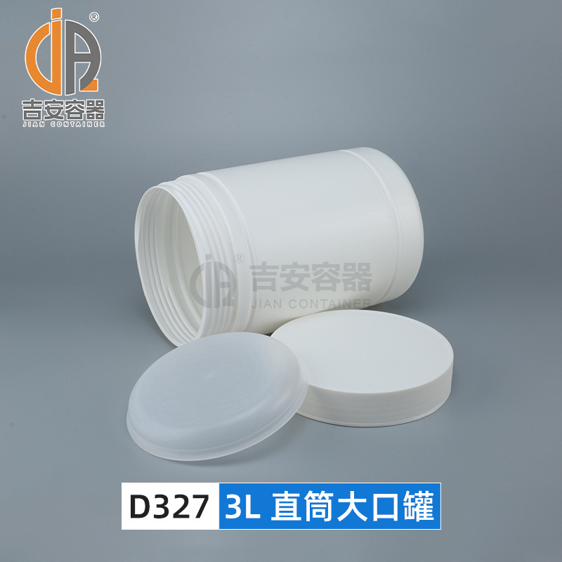3L���Ϲ�3��ʳƷ�޴�ڰ�ɫԲ��3kgֱͲƿ��װ�����������ܷ��