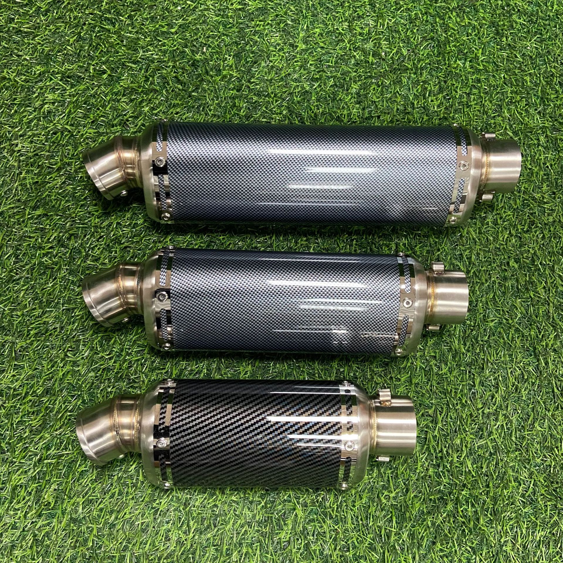 Motorcycle Exhaust Pipe T98 Tail Section ZX4R CBR400 NINJA 400 250RR RC390 GSX250R
