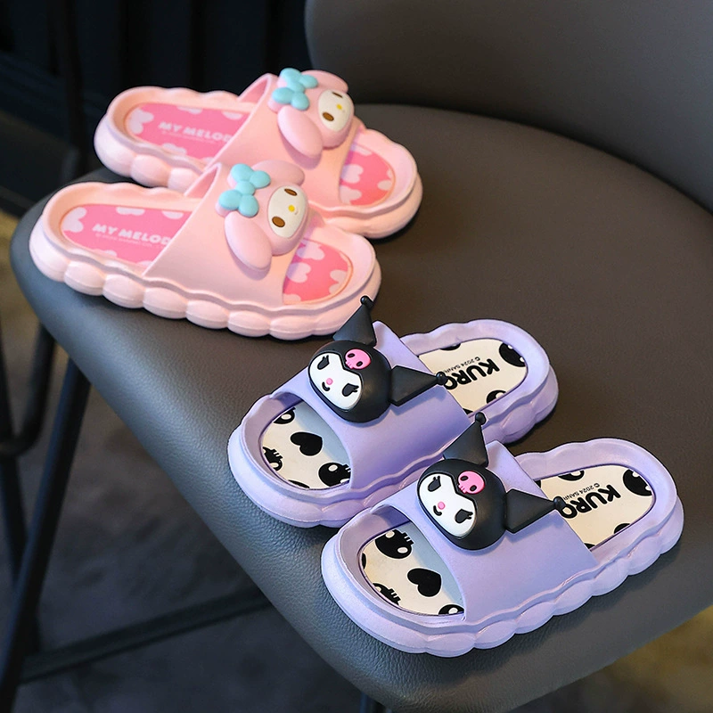 Подлинные детские тапочки Sanrio Летние тапочки для девочек