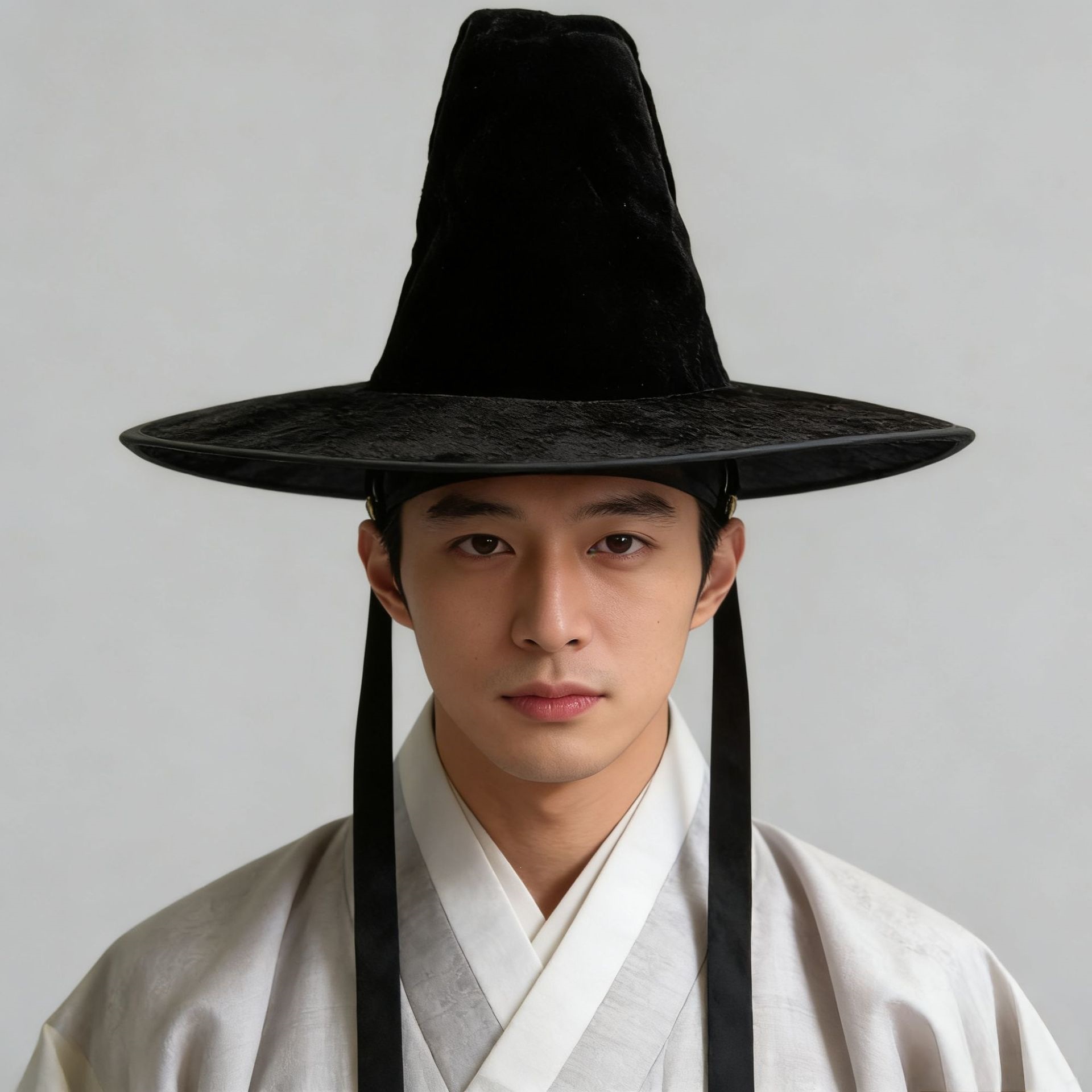 Sombreros oficiales tradicionales coreanos de la era coreana, sombreros de gatos, sombreros de vestimenta coreana, sombreros de Halloween, ropa antigua, accesorios de fotografía.