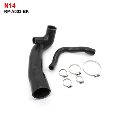 Car intake manifold silicone Hava qəbuledici borular - n14-black