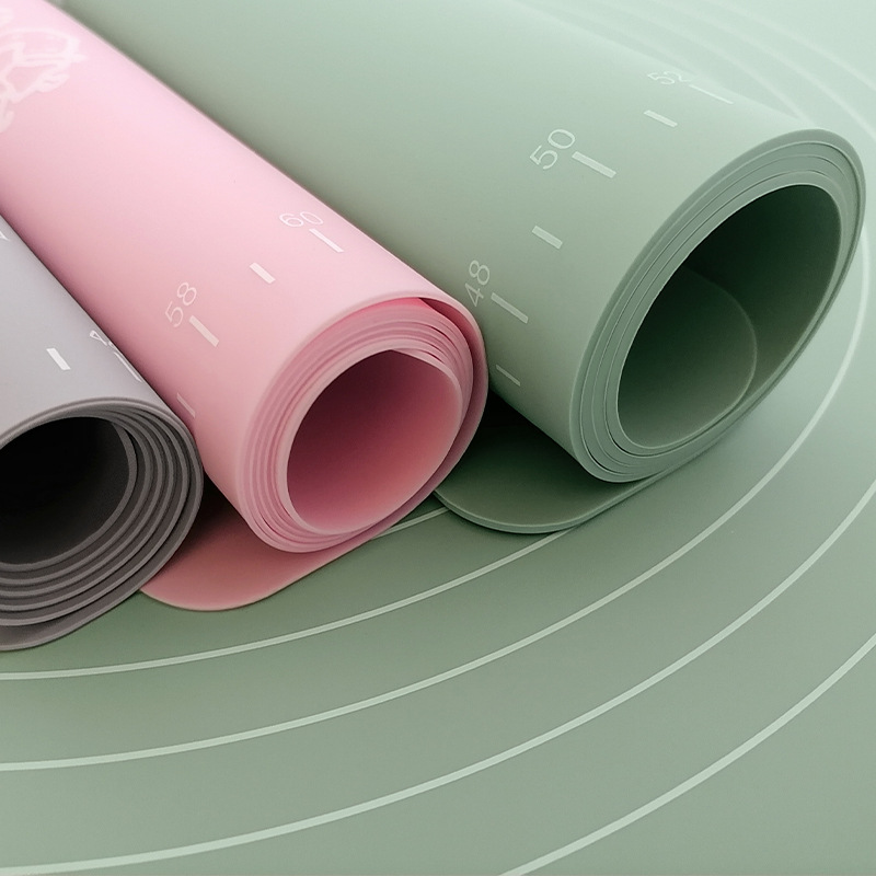 Silicone mat kneading mat household flour mat and dough mat rolling mat large thickened non-stick baking chopping board and panel