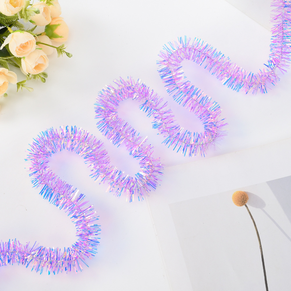 Mayorista 3cm de importación de filamentos de color iris de lana bandas de cabeza accesorios de orejas de gato colorido oro dibujo de flores