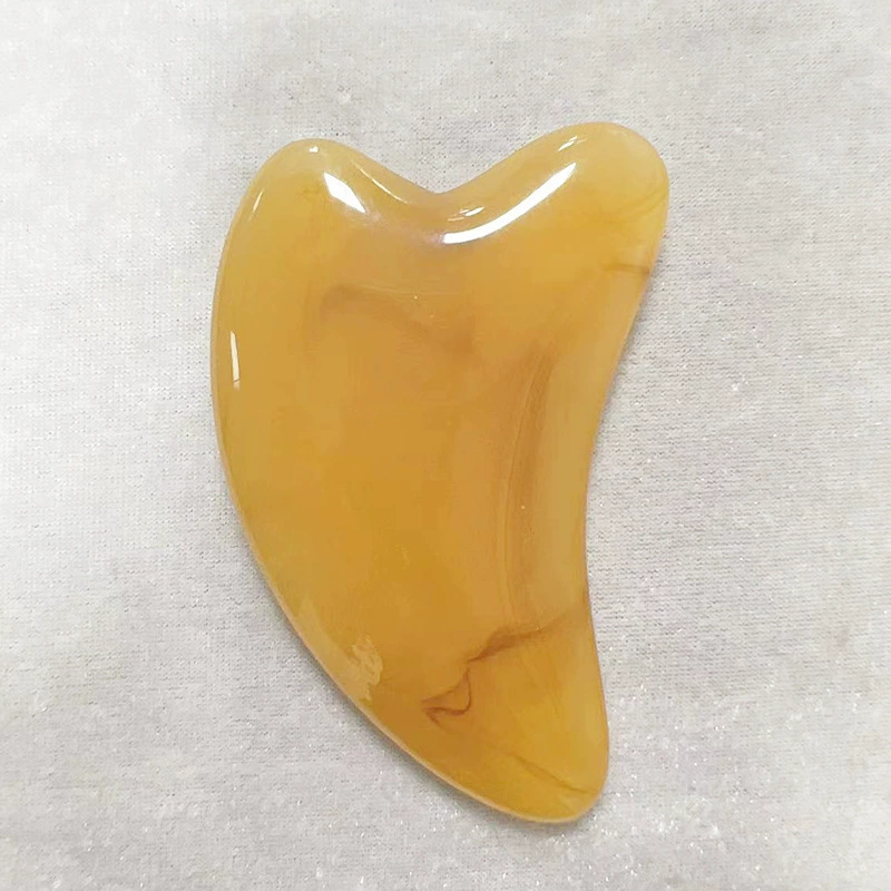 Horn_scrape_plate dialing ribs Facial resin Face, Face Division, Make a Beauty Baseball Delta Cardiac Scraping Tablets