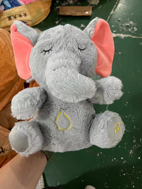 工場直販スポットクロスボーダー新しい発光動物バイオニックおもちゃ人形ぬいぐるみウサギと象|undefined