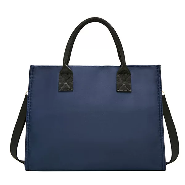 Oxford Cloth Women's Bag Korean Version File Bag Canvas Large Capacity Portable Business Briefcase Women's Commuter Work Bag