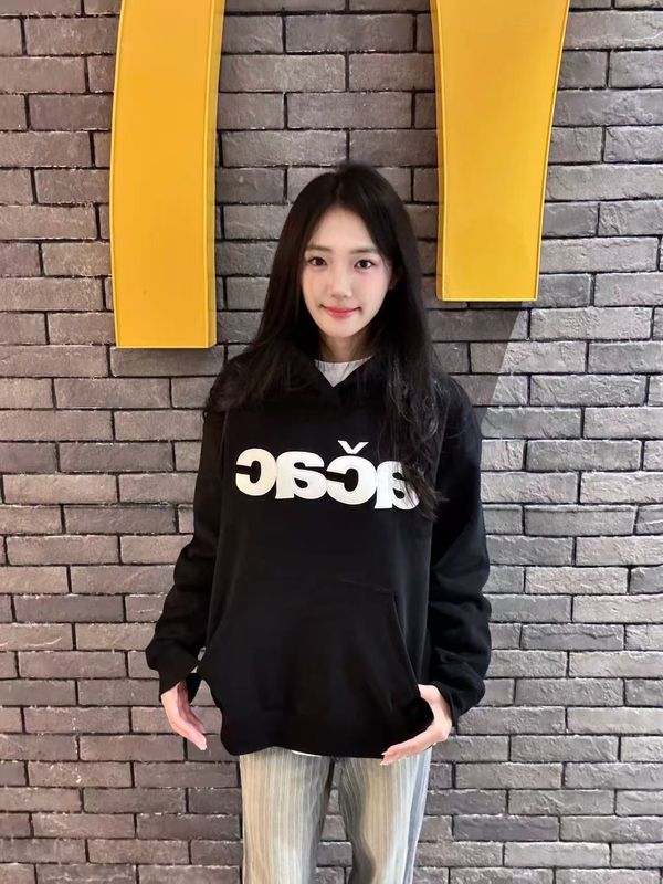 学院风超火刺绣连帽卫衣女秋冬爆款美式宽松设计感小众帽衫潮牌|undefined