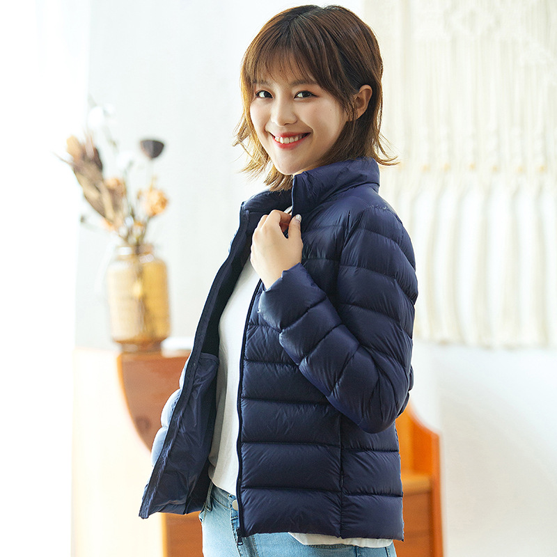 네이비 블루(스탠드 칼라)