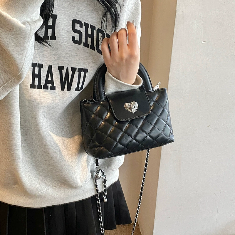 Плечевая сумка, модная цепочка, сумка на одно плечо, стиль Chanel, городской стиль, цепочная сумка, элитная