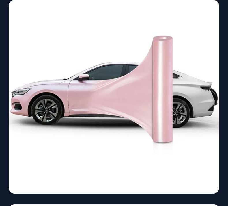 Car Color Change Film, High-Gloss Realistic 6D Carbon Fiber Black, Scratch-Resistant, High-Temperature Resistant Protective Car Wrap, Body Sticker, Available for Cross-Border Shipping