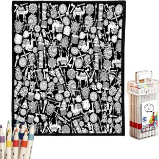 DIY ���ˉTɫ̺,��ˮϴ�ɫ���Լ�����ë�w̺,�� 24 ��ӛ̖�P,50x