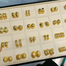 秋冬复古金色耳环女高级感耳坠2025年新款小众设计轻奢耳饰品批发