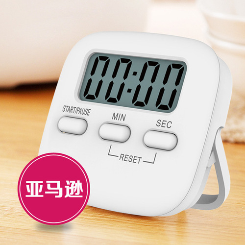 Kitchen refrigerator magnet digital clock timer student learning time reminder countdown timer stopwatch electronic clock