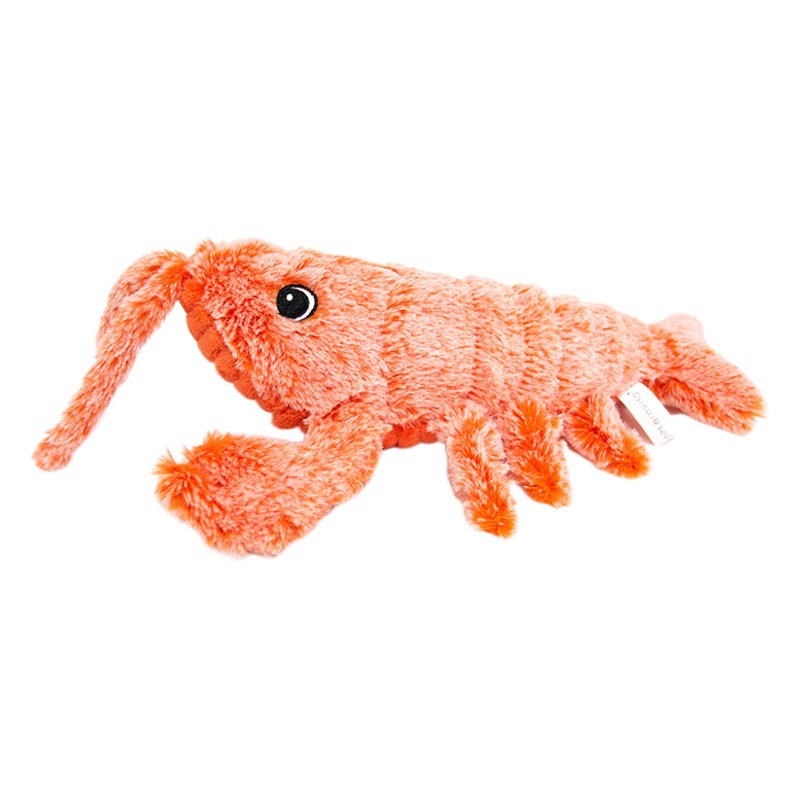 Mascota gravedad saltar Camarón Amazon nuevo gato eléctrico de juguete de peluche USB recargable gato divertido artefacto