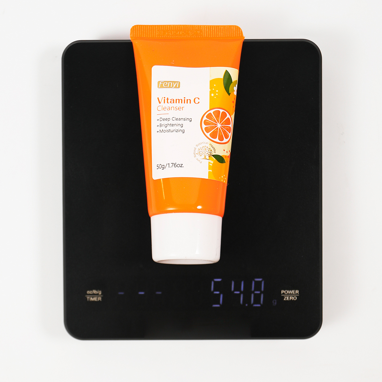 Wholesale fenyi Vitamin C Facial Cleanser 50g from the manufacturer for pore cleansing, hydration and moisturizing, cross-border Application Scenario