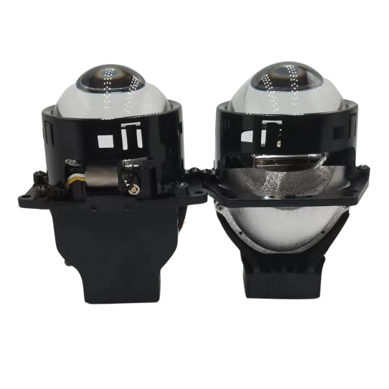 Coche directo láser LED faro al por mayor lente de luz dual H4 H7 9005 9006 lejos y cerca integrado