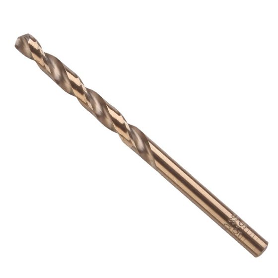 M35 cobalt-bearing twist drill high speed steel straight shank drilling electric drill stainless steel angle iron metal drilling fully ground drill bit