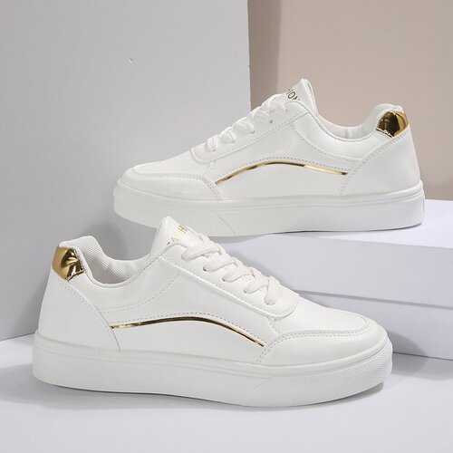 Women's Large Size Casual Loafers, Autumn/Year-round TEUM Platform Sneakers for Women
