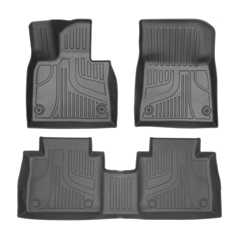 Aplicable a VOYAH 318 3D todo el tiempo material TPE almohadilla de pie de automóvil impermeable al suelo sucio