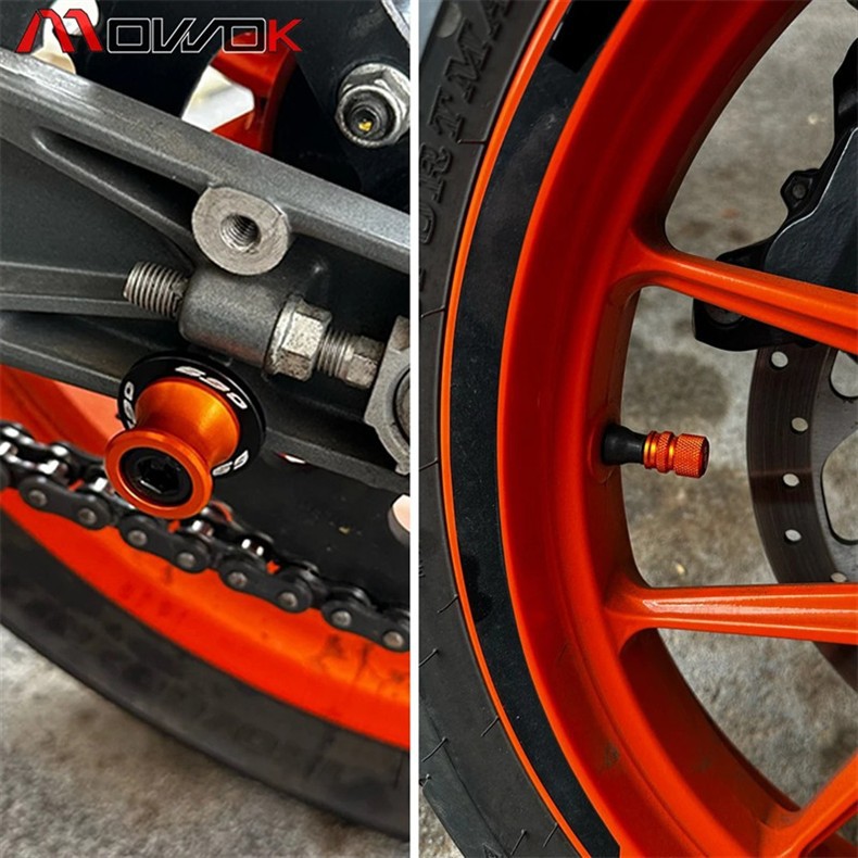 Suitable for Motorcycle 690Smc Duke690Smc 690Duke/9 09-25 Modified Tire Valve Stem + Valve Cap