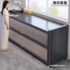 厨房置物架落地多层收纳碗柜多功能微波炉橱柜餐边储物柜子