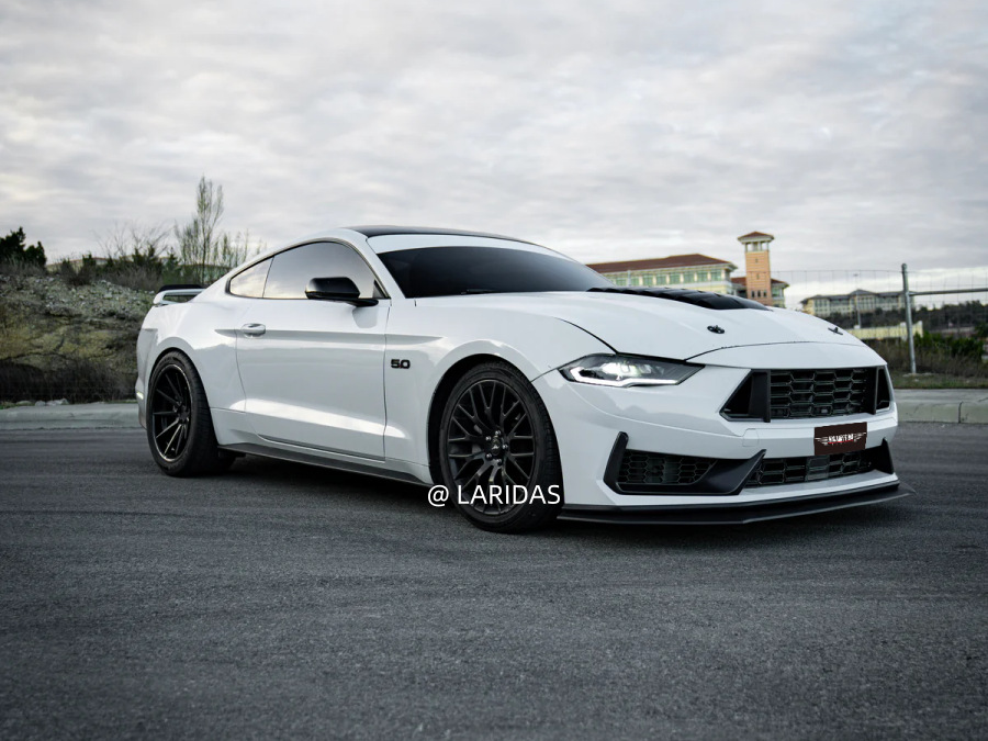 Suitable for Ford Mustang Upgrade to Dark Horse Style Front and Rear Bumpers, Dark Horse Style Body Kit Car Accessories