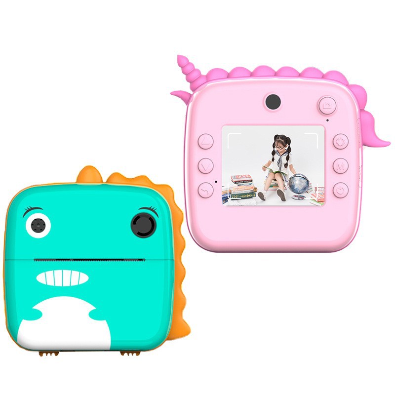 Transfronterizo nuevo A20 niños Polaroid Impresión digital cámara HD lente tiro cámara de juguete al por mayor