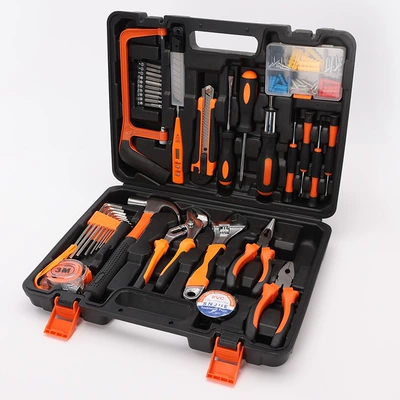 100-piece household tool box Repair kit - online-version-carbon-steel-assorted-set-501b-100